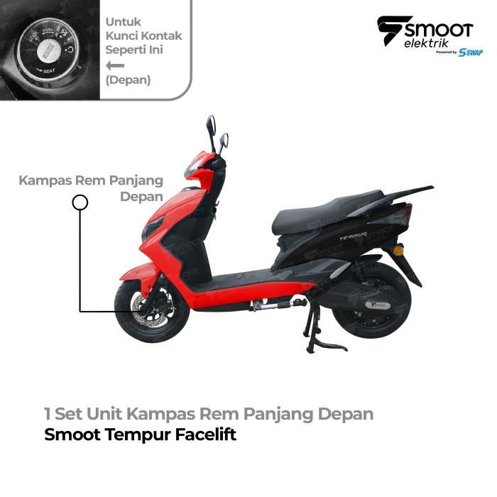 KAMPAS REM PANJANG BELAKANG SMOOT TEMPUR / DEPAN SMOOT TEMPUR FACELIFT