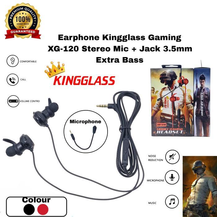 Logitechmeetion - New~Handsfree Earphone Mobile Gaming In Ear Xg120 Xg121 With Mic