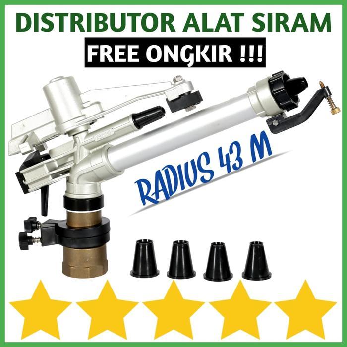 Sprinkler Big Gun 2 Inch 43M Alat Siram Rain Gun Air Kebun Ladang Debu Co