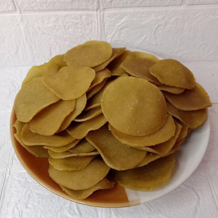 1 Kg Kerupuk Puli Bulat Halus - Kerupuk Rambak - Kerupuk Puli Bulat - Kerupuk Puli Super