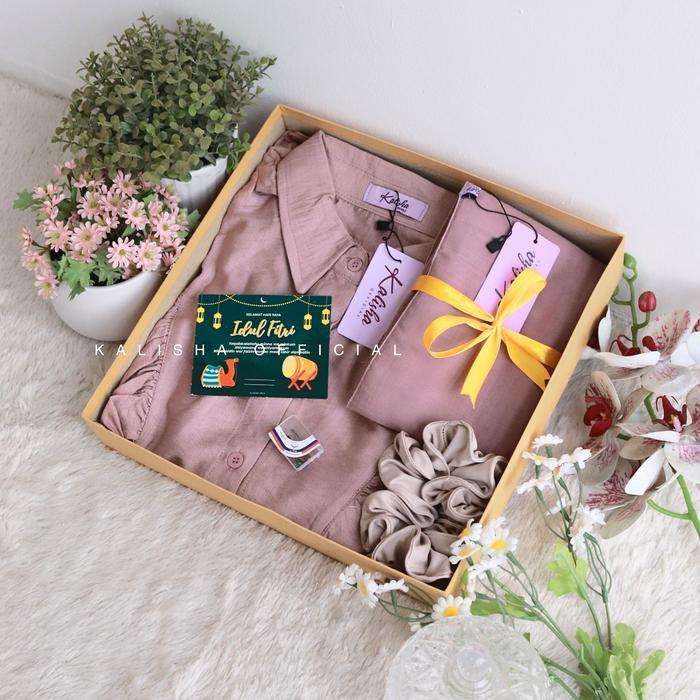 Hampers Lebaran Atasan Blouse Dewasa Baju Panjang Wanita Muslim Remaja HampersKadoKalisha