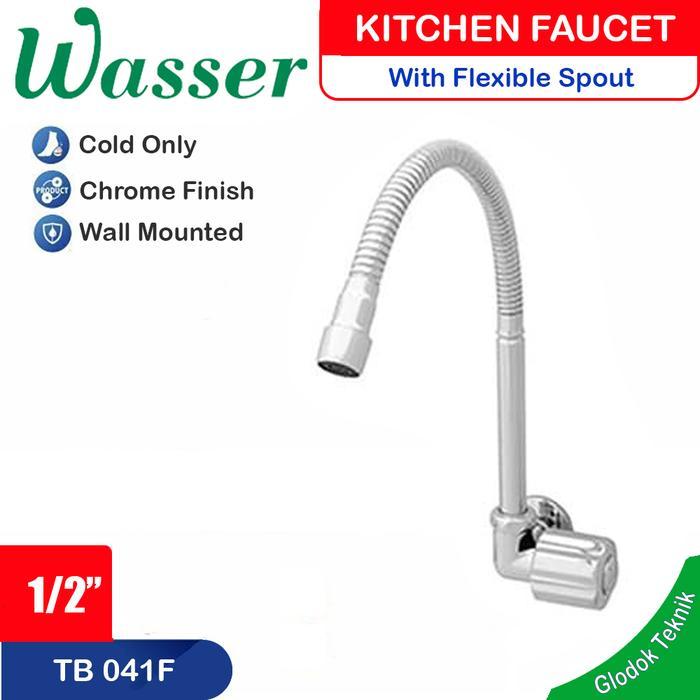 Wasser Kran Dapur Fleksibel- Kran Angsa - Kran Sink - Keran Tb 041F