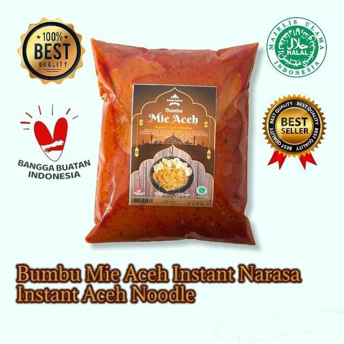 BARU BUMBU MIE ACEH INSTANT / INSTANT ACEH NOODLE SEASONING KUAH BUMBU BMM