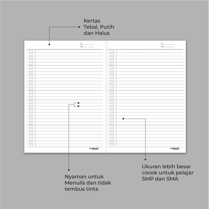 [] BigBoss Buku Tulis 42 Lembar
