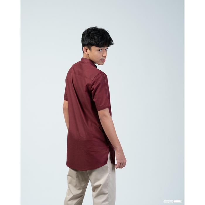 SAMASE BAJU KOKO REMAJA KOKU REMAJA U045 KURTA SYABAB LENGAN PENDEK
