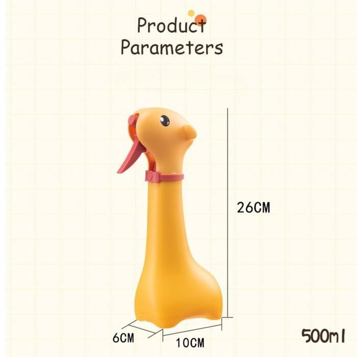 Botol Semprot Air Bentuk Jerapah Lucu Botol Spray Mist Spray Tanaman Sprayer Serbaguna Anti Air