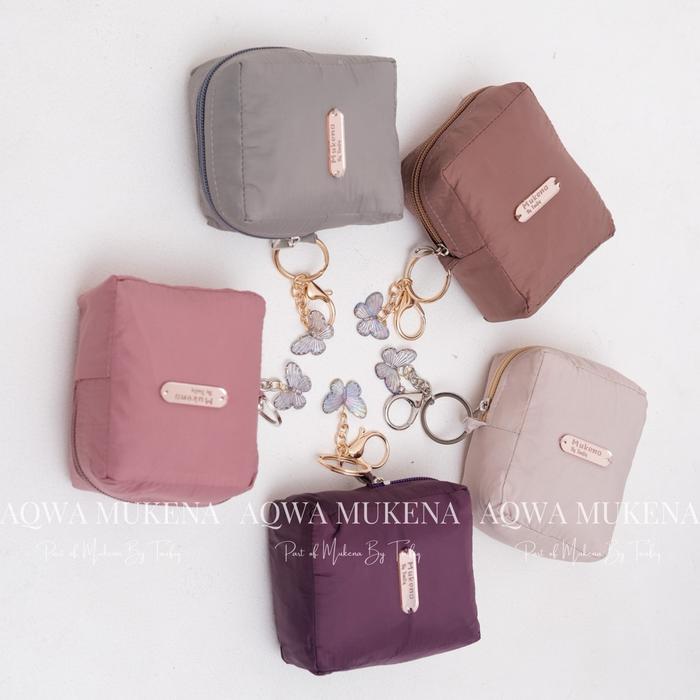 READY Mukena Calista Series By Mukena by Taufiq Mukena Travel Mini Parasut Premium Polos Mukena
