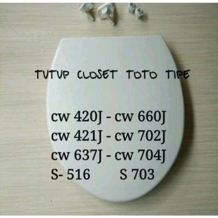 Cover closet model toto/ tutup kloset model toto/ cover closet