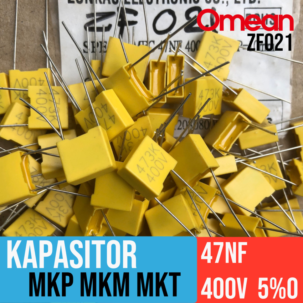 47NF 400V Kapasitor Film Zonkas MKM MKP MKT MEC 5% ROHS