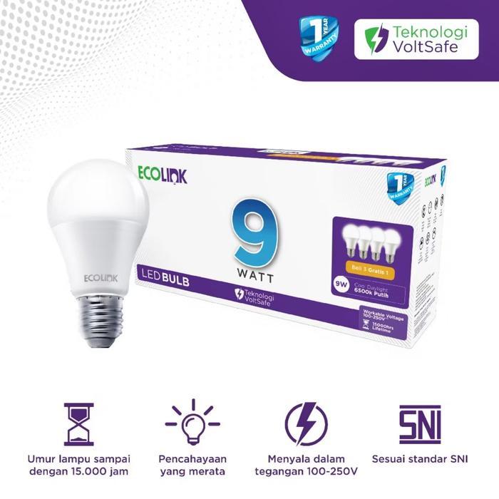 "New" Led Multipack Ecolink 6w 8w 10w 12w (Beli 3 Free 1) - Led Pack Ecolink