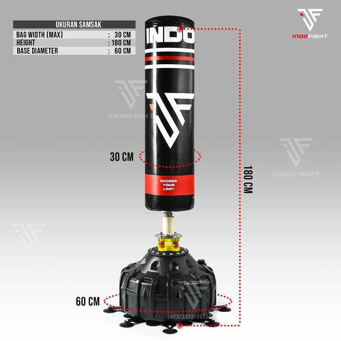 Samsak Berdiri Indofight Sansak Tinju Isi Samsak Berdiri Standing Punching Bag Samsak Tinju Berdiri