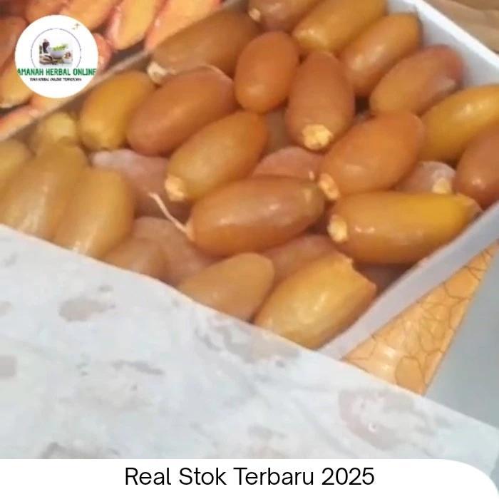 Premium Kurma Ruthob Libya 1kg, Kurma Setengah Matang rasa lezat, ember 800gr