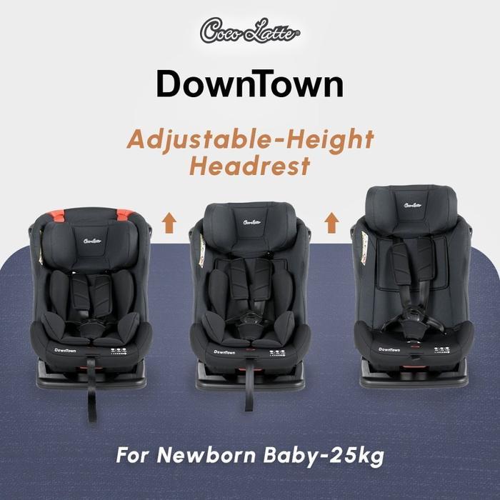 Carseat Cocolatte Downtown / Kursi Mobil Anak/ Cocolatte 8762 Downtown Carseat