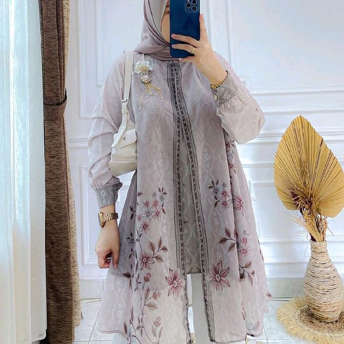 PREMIUM Anggun Tunik by hmf luxury