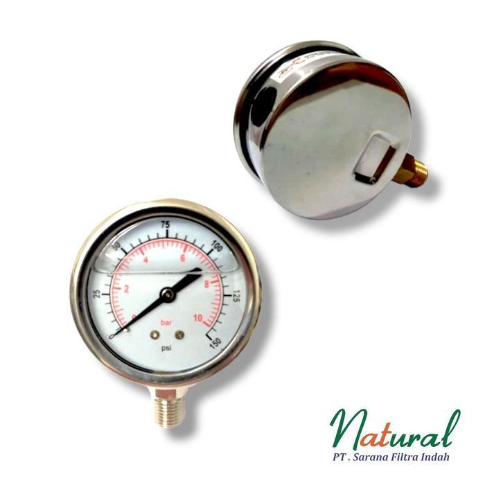 Pressure Gauge 10 Bar Model Raket