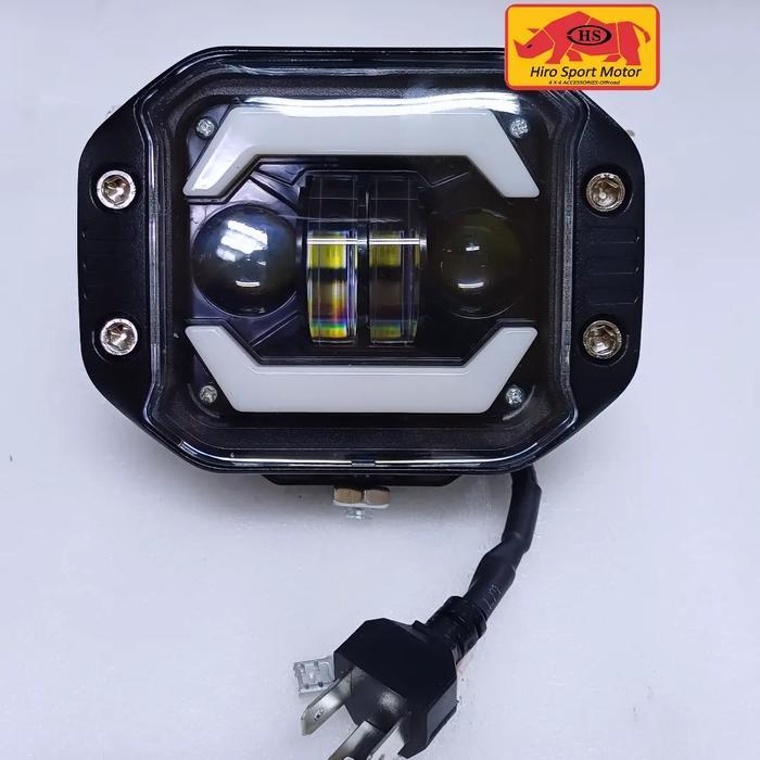 lampu LED fog lamp light kotak - M23 Auto ACC