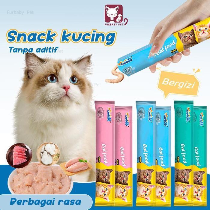 Makanan kucing Makan kucing Cemilan kucing penggemuk Snack kucing Makanan Basah Kucing Makanan