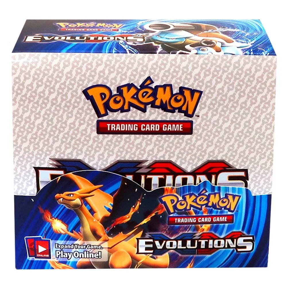 324Pcs Pokemon Cards TCG: Sun & Moon XY Evolutions Booster Box Collectible Trading Pokemon Cards