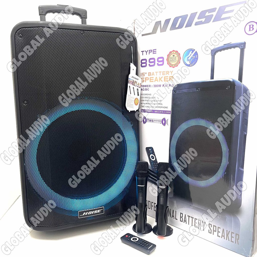 Speaker Portable Wireless Noise 899 B new Original 15 inch Bluetooth Free Busa , Ring Noise899B Nois