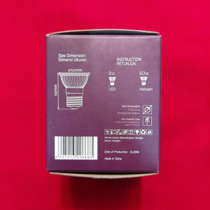 "New" INP1607 Lampu LED Sorot Par SPOTLIGHT COB 8w E27 Inlite