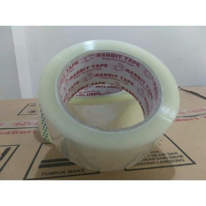 [DUS] LAKBAN BENING 2 INCH X 100YARD / LAKBAN 100 YARD RABBIT TAPE OK