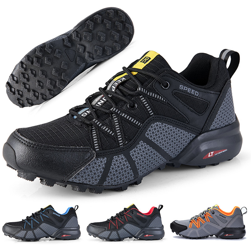 New Men Shoes Waterproof Hiking Sports Shoes Outdoor Hiking Training Shoes Men Lightweight Non-Slip