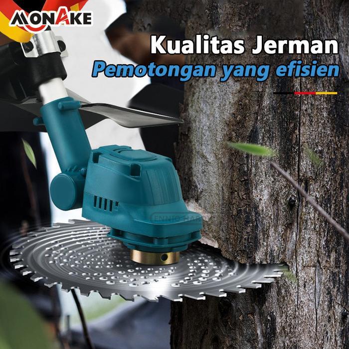 Monake Alat Jerman Brushless Mesin Potong Rumput Brushless Pemotong Rumput Listrik Pemangkas