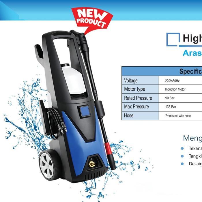 WOIRX Jet Cleaner 200 bar High Pressure Mesin Semprot Cuci Motor Mobil