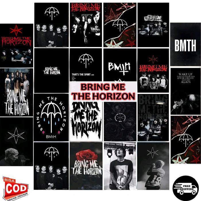 POSTER MOTIF BAND BMTH A6 / POSTER HIASAN DINDING / POSTER AESTHETIC/ POSTER DINDING KEREN / HIASAN