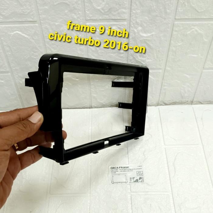 Frame Head Unit Android 9Inch Honda Civic Turbo 2016-On