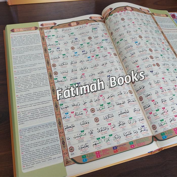ALQURAN LANSIA JUMBO A3 LATIN TERJEMAH PERKATA. ALQURAN THE BIG AN NUR