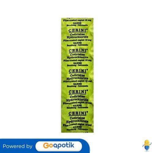 CERINI 10 MG STRIP 10 KAPLET