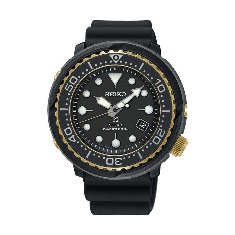Seiko Prospex Solar Divers Tuna Jam Tangan Pria - Black [SNE498P1]
