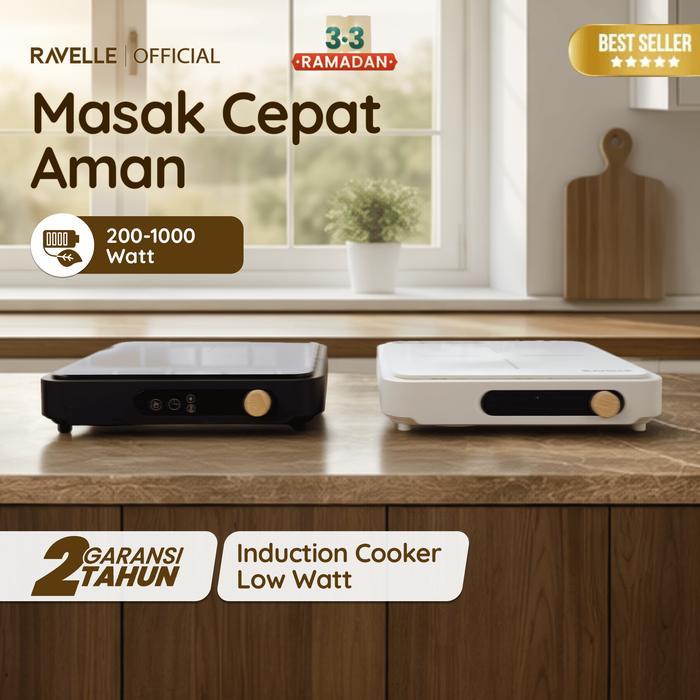Philips - Ravelle Kompor Induksi Low Watt Kompor Listrik Induksi