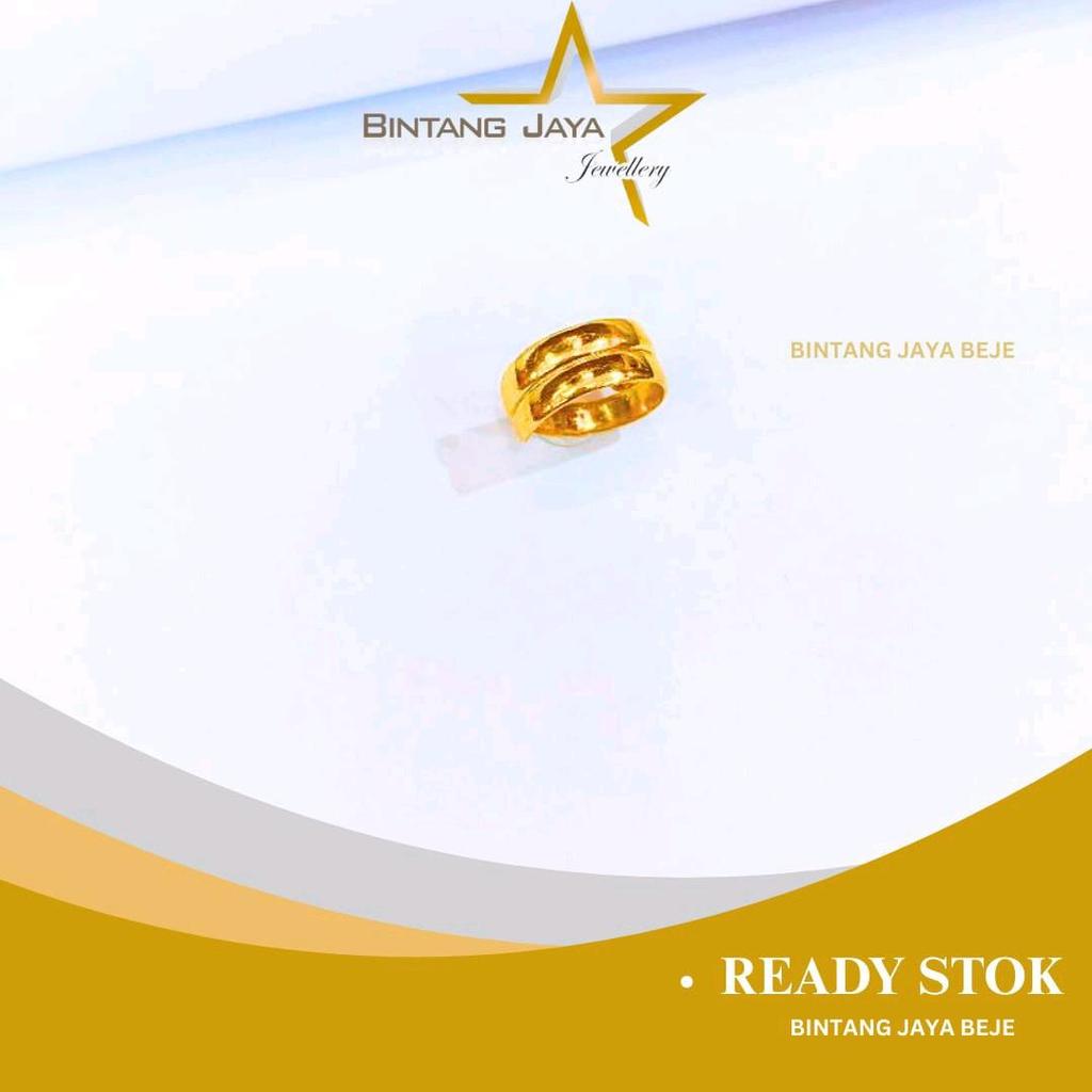 Cincin Emas LM Selisih Polos - Kadar LM99 - Berat 8,21gr (TMG)