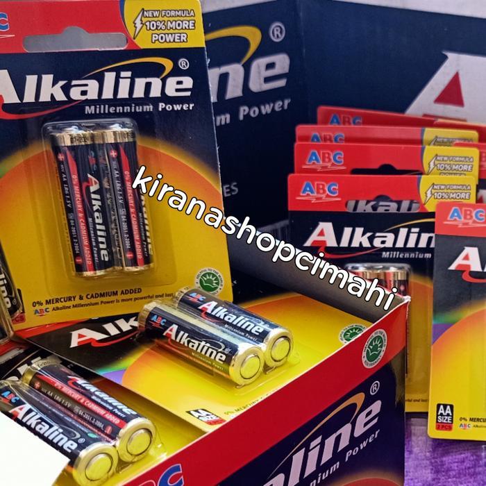 BATRE ABC ALKALINE AA KARTONAN BATU / BATTERY / BATERAI