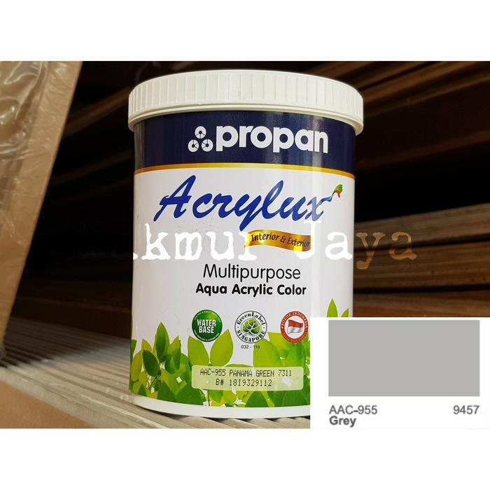 Propan Acrylux Grey Abu Cat Duco Besi Kayu Water Based