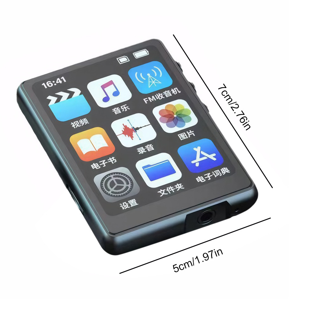 MP3 MP4 Player Non Touch Screen Lossless Music Player Portable MP3 Player Bluetooth Mini MP3 MP4