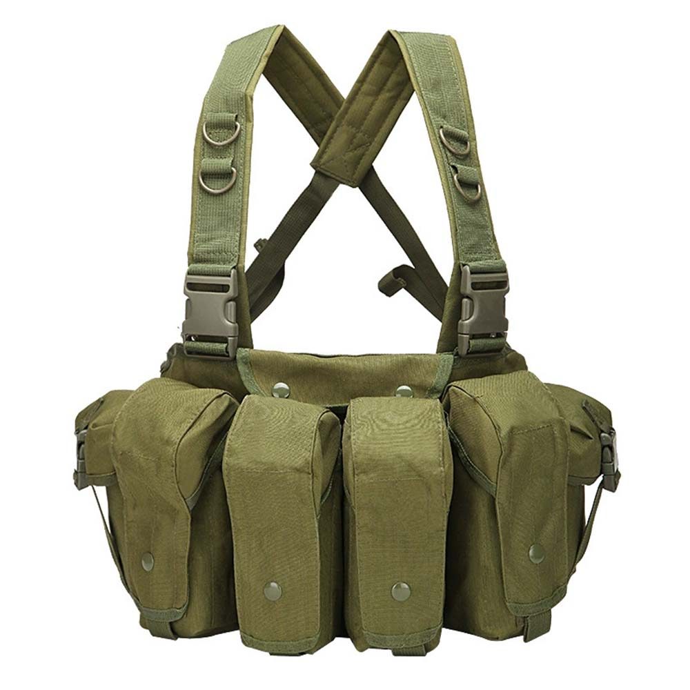 Tactical Ak Vest Molle Cs Training Equipment Hunting Chest Hanging Quick Release Ak Magazine Belly