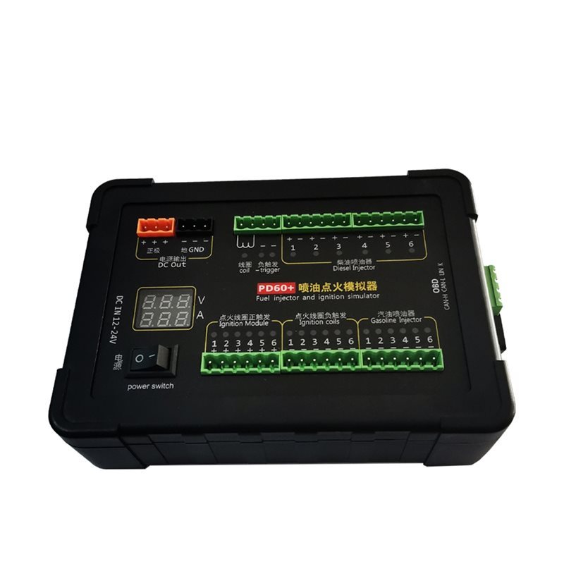 New ABTC-Injection Ignition Simulator Car ECU Tester Computer Maintenance Repairing Tool PD60+ Fuel 