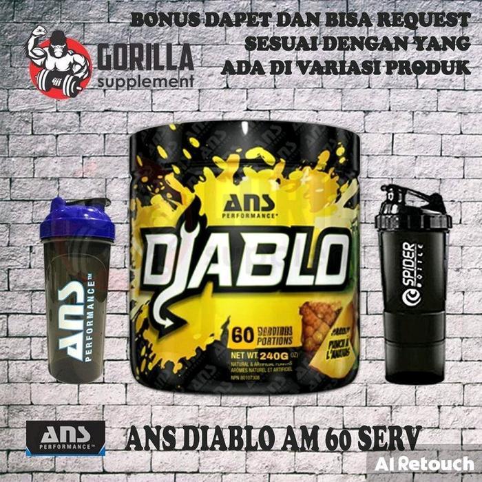 TERMURAH ANS DIABLO 60 Serving Suplemen Fitness READY STOCK