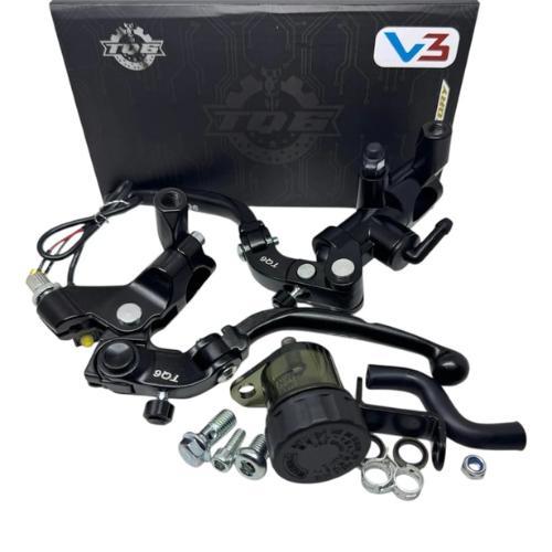 Handle Master Rem Accossato Tq6 Rcb S1 Radial Set Kanan Kiri + Tabung Mika Universal Rx King / F1Zr