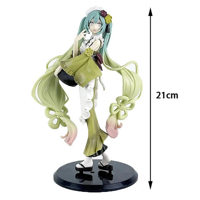 Hatsune Miku Matcha Green Tea Ice Cream Sweets Action Figure Collect Diskon 0326