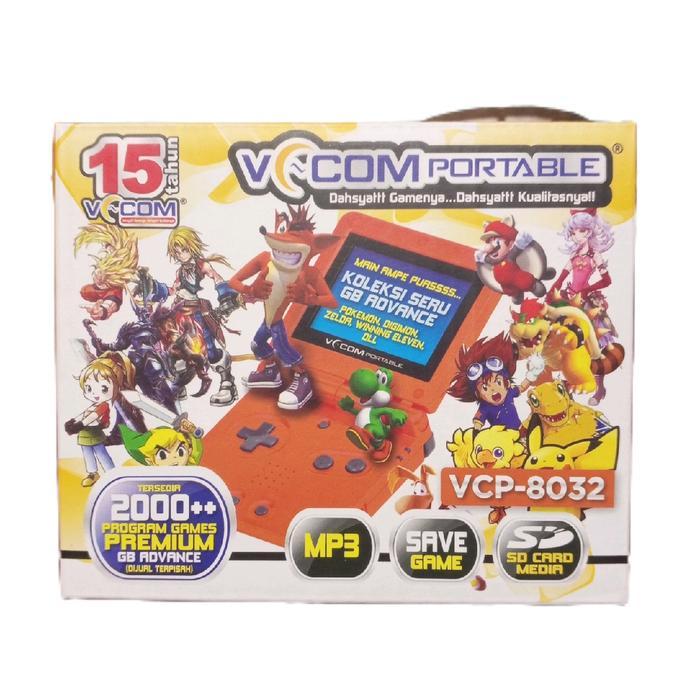 Vcom portable gba VCP-8032 fullset support MP3,save game,sd card media 2000+ program games premium
