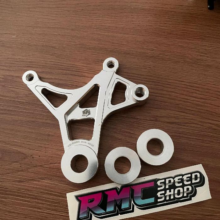 Breket Kaliper 2Piston Belakang Ninja R Ninja Ss / Breket Kaliper 2P Belakang Ninja R/Ss Ukuran