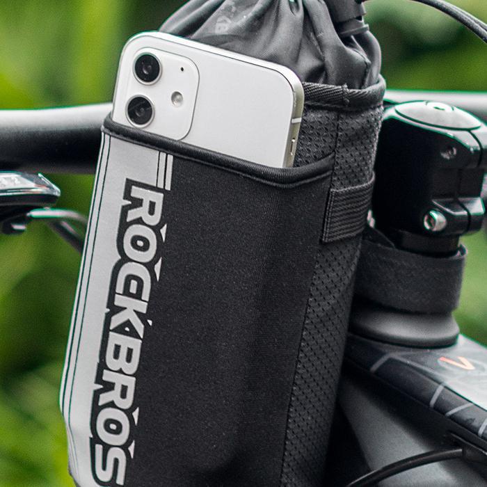 Tas Handlebar Tempat Air Minum Bidon Merk Rockbros Original