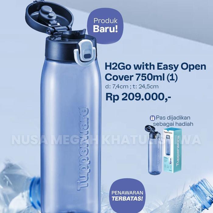 Tupperware Original H2Go / Eco Botol 500Ml Botol Minum Terlaris