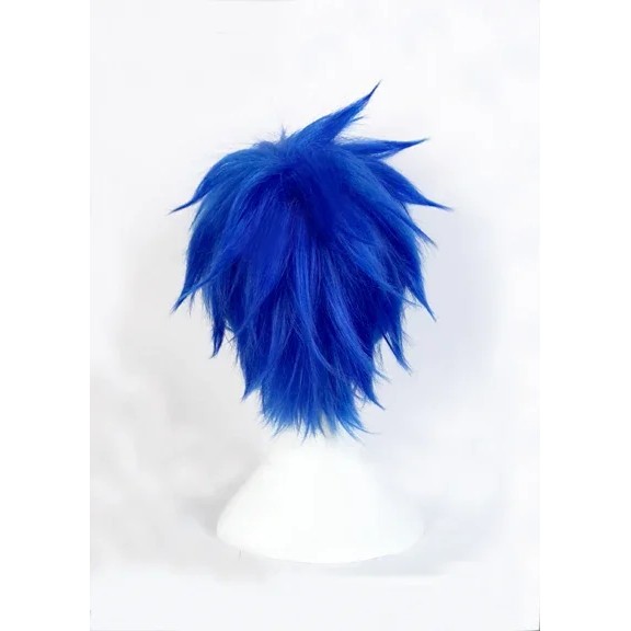 Akame Ga Kill Wave Cosplay Synthetic Wig Short Dark Blue Heat Resistant Synthetic Hair Wig