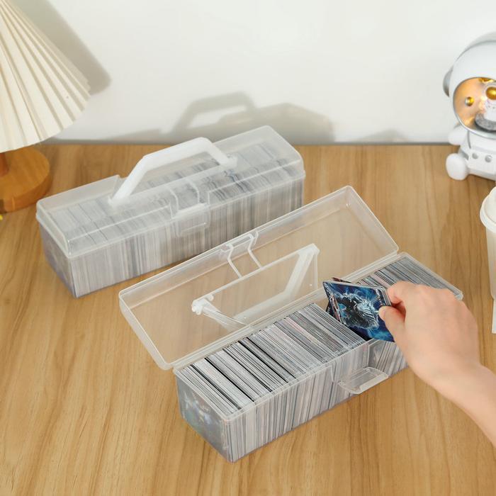 Portable TCG Card Storage Box Kotak Kartu 700+ Pokemon MTG Yugioh