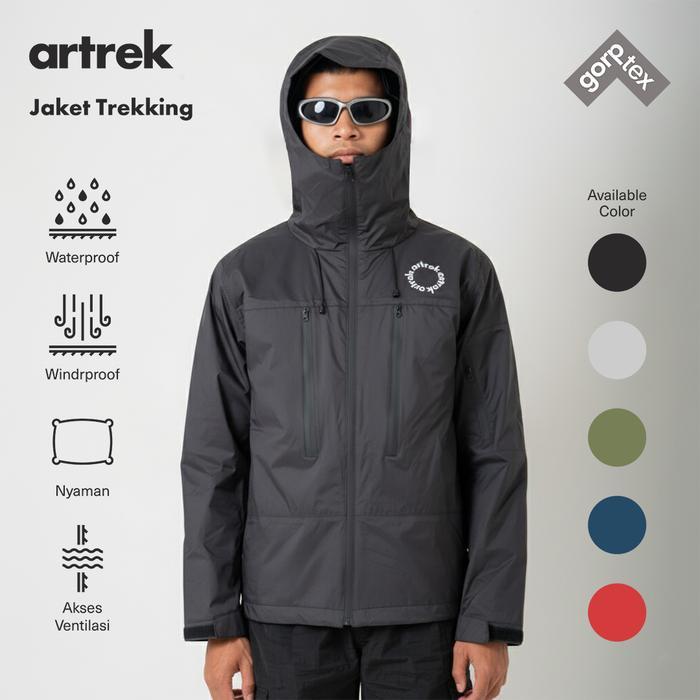 Eiger - Jaket Gunung Explore Gorpcore Unisex Anti Air Waterproof Breathable Inner Lining Ringan